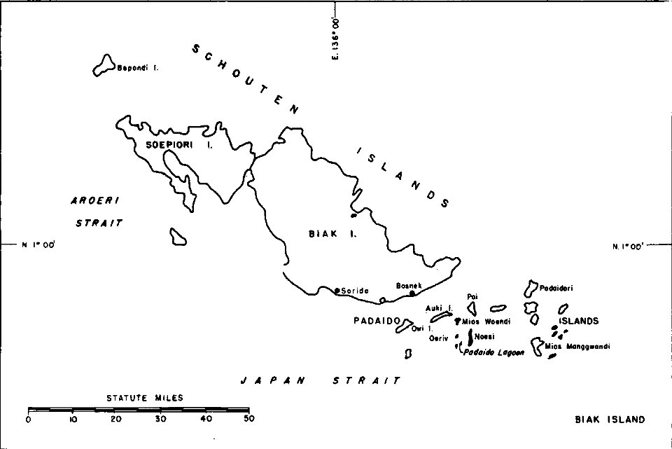 Map of Biak Island - Free Stock Illustrations | Creazilla