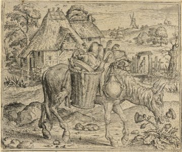 Marcus Gheeraerts I - The ass eating thistles