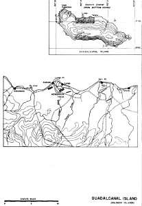 Map of Guadalcanal