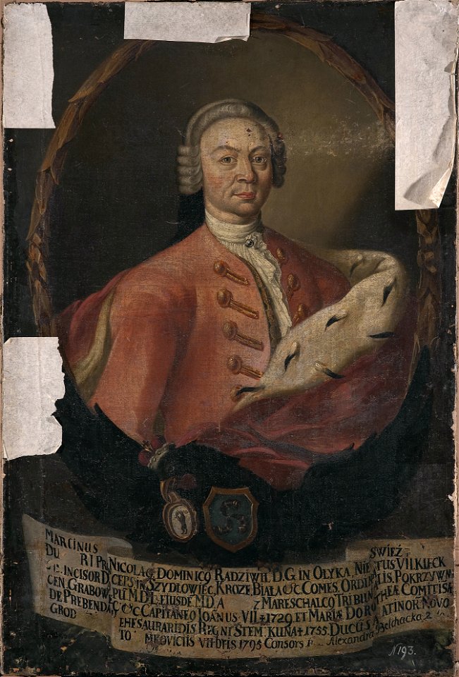 Marcin Mikałaj Radzivił. Марцін Мікалай Радзівіл (K. Heski, 1740-45)