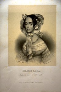 Maria Anna von Savoyen-Sardinien Stadler Litho. Free illustration for personal and commercial use.