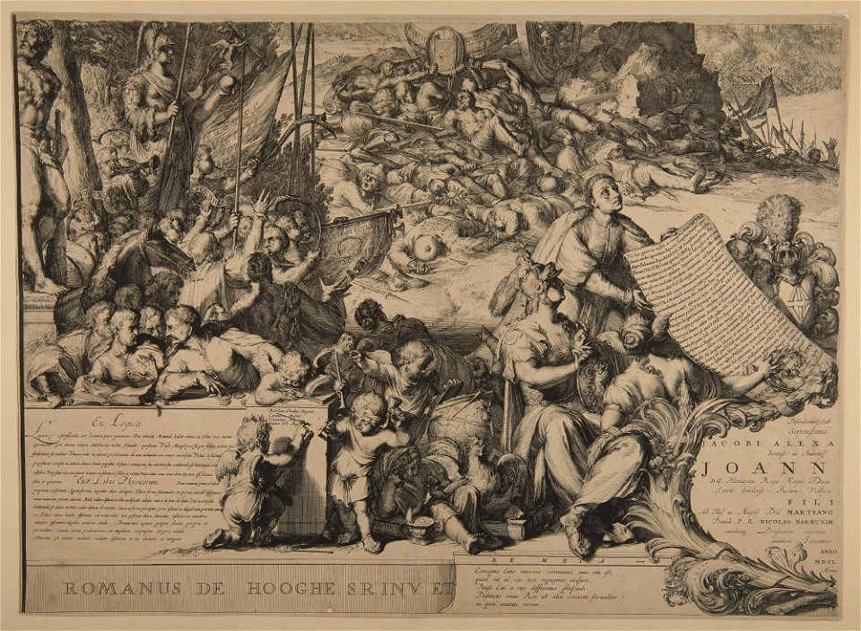 Marcyjan Daminik Vałovič. Марцыян Дамінік Валовіч (R. Hooghe, 1685)
