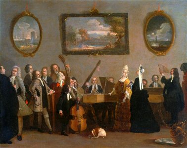 Marco Ricci - Rehearsal of an opera - Google Art Project, lightened