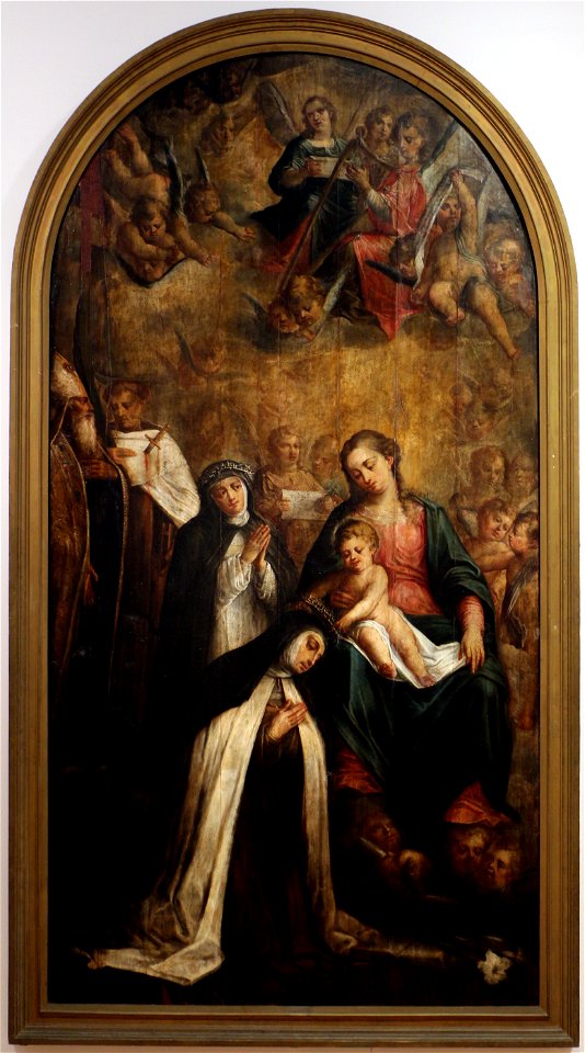 Marcos da cruz, santa maria maddalena de' pazzi coronata di spine, 1675 ca