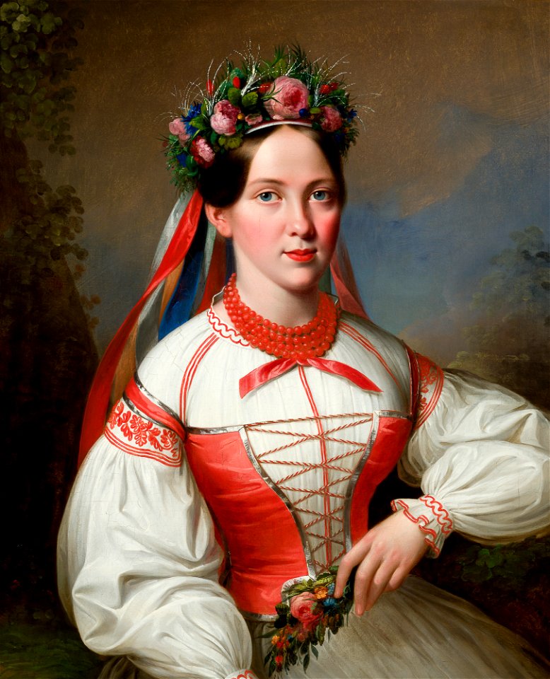 Marcin Jabłoński - A Krakovian Woman - MNK II-a-38 - National Museum Kraków