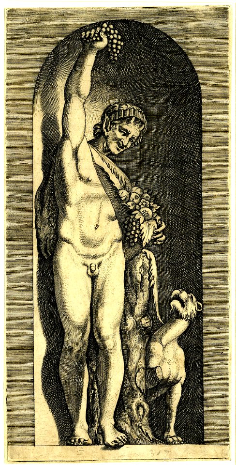 Marco da Ravenna - A faun standing in a niche, 2006,U.391
