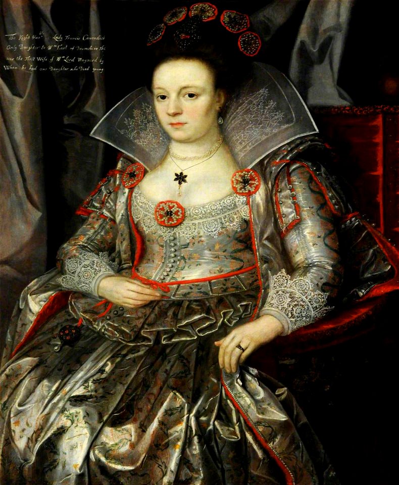 Marcus Gheeraerts the younger (1561-1562-1635-1636) (attributed to) - Lady Frances Cavendish (1595–1613), Lady Maynard - 1129107 - National Trust