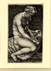 Marco Dente - Kopie nach - Der Selbstmord der Lukretia, DG19261718a