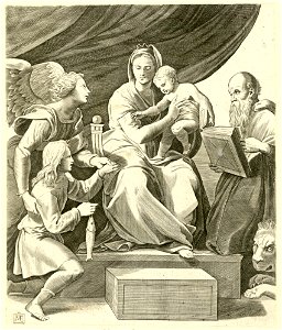 Marco Dente - Madonna mit dem Fisch, DG201736729