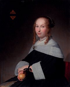 Margaretha Dicx (1634-1697), by Johannes Cornelisz Verspronck