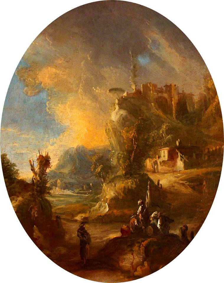 Marco Ricci (1676-1730) (style of) - Dramatic Capriccio Landscape - 1530076.1 - National Trust