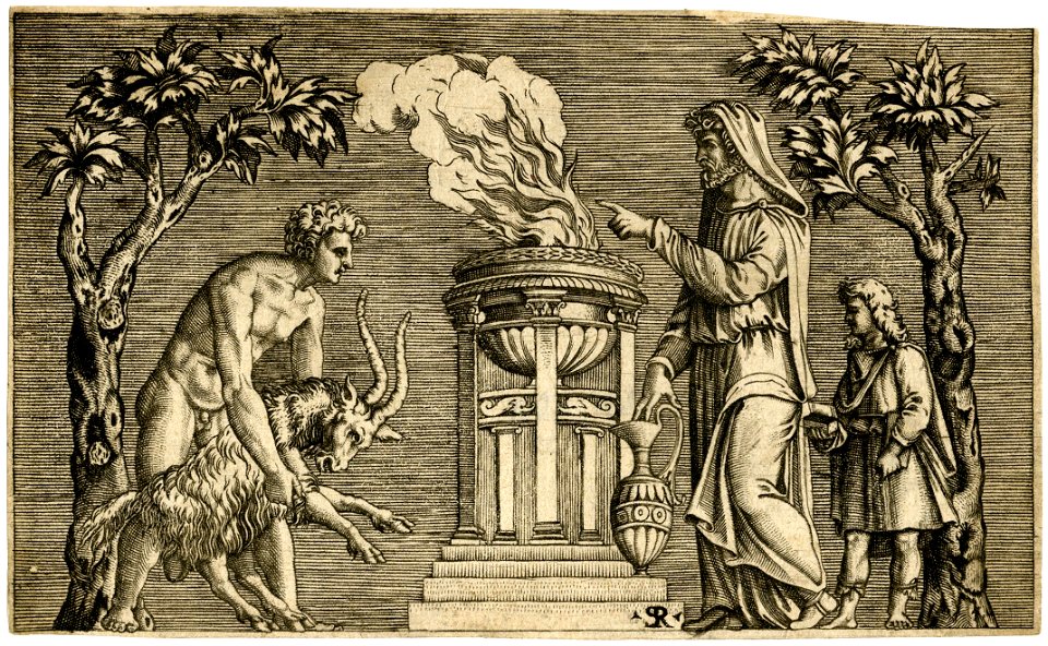 Marco da Ravenna - After - Ancient Bas-Reliefs, H,7.54