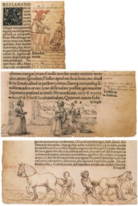 Marginal Drawings for The Praise of Folly (1), by Hans Holbein the Younger