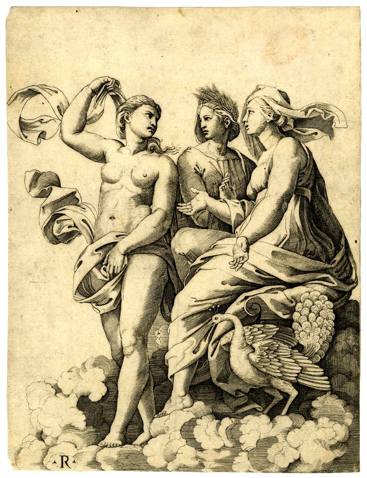 Marco da Ravenna - Psyche walking away from Juno, 1874,0808.252