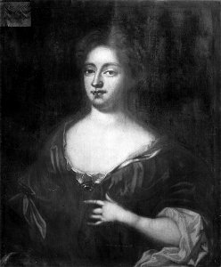 Maria Amalia, 1653-1711, hertiginna av Kurland lantgrevinna av Hessen-Kassel - Nationalmuseum - 15579