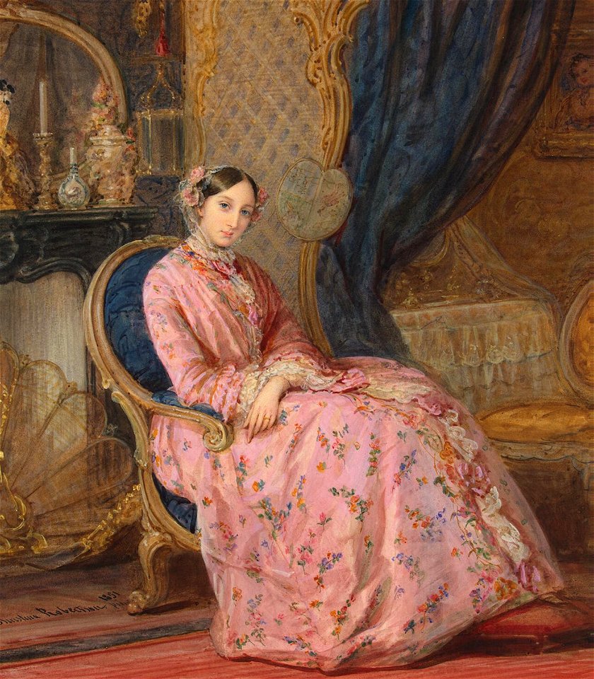 Maria Nikolaevna von Leuchtenberg by C.Robertson (mid. 19 c., Hermitage)