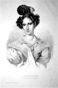 Maria Klementine von Österreich Litho