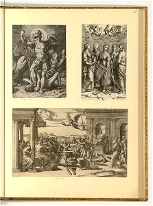 Marco Dente - Erzengel Michael; Die Heilige Cäcilia mit den Heiligen Paulus, Johannes Evangelist, Augustinus und Magdalena; Martyrium der hl. Cäcilia, ItI2115