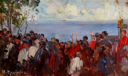 Margaret Moscheles (1871-1924) - Dead at Sea, Algiers - 1118231 - National Trust