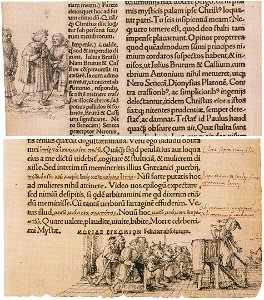Marginal Drawings for The Praise of Folly (5), by Hans Holbein the Younger