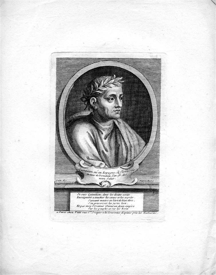 Marcus Fabius Quintilianus (par Jehandier Desrochers)