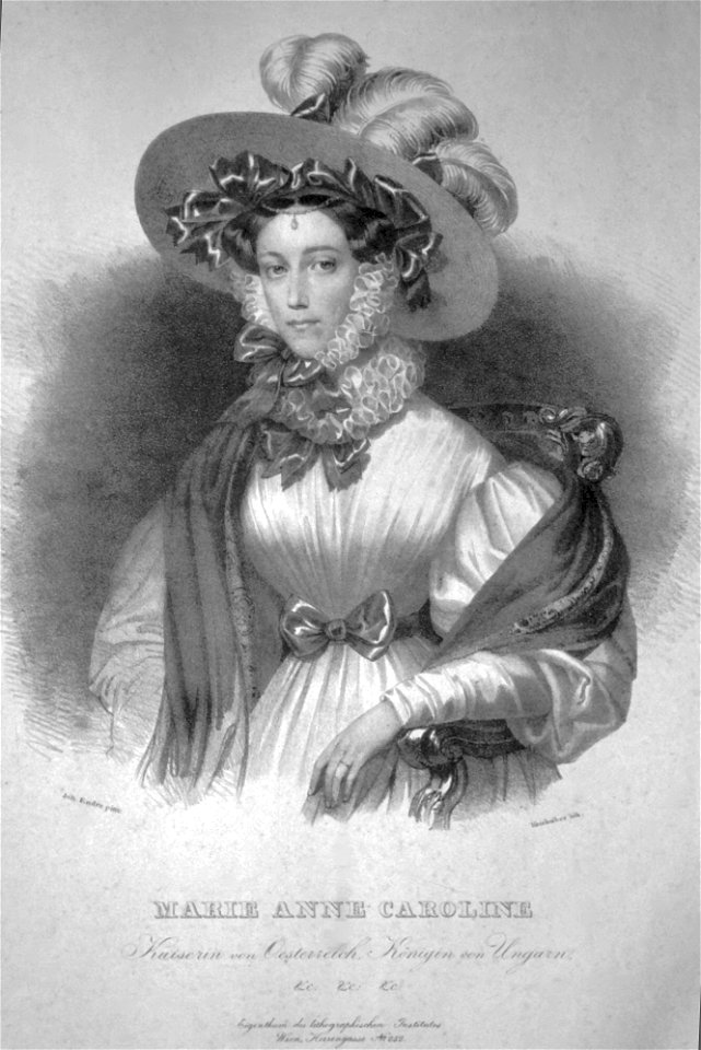 Maria Anna von Savoyen-Sardinien Litho 04