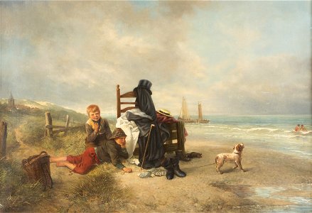 Mari ten Kate Aan het strand