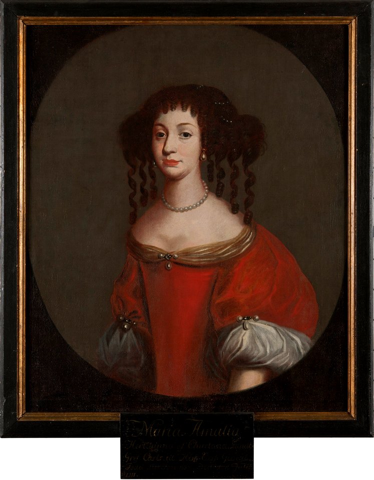 Maria Amalia, prinsessa av Kurland - Nationalmuseum - 38205. Free illustration for personal and commercial use.