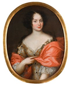 Maria Aurora von Königsmarck (1662-1728), countess, provost at Frauenstift in Quedlinburg, writer - Nationalmuseum - 129460