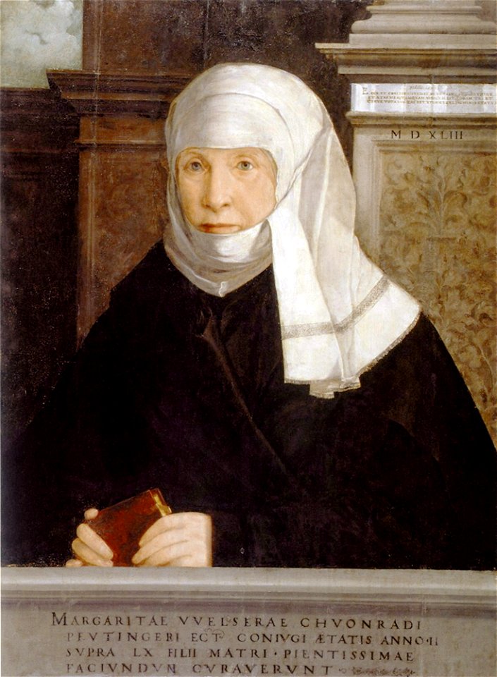 Margarethe Peutinger Amberger Christoph Augsburg Staatsgalerie