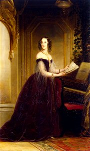 Maria Nikolaievna of Leuchtenberg by C.Robertson (1841, Hermitage)