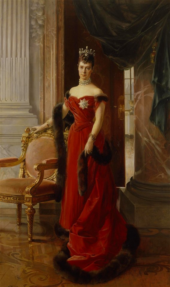 Maria Fedorovna by F.Fleming (Hermitage, 1894)