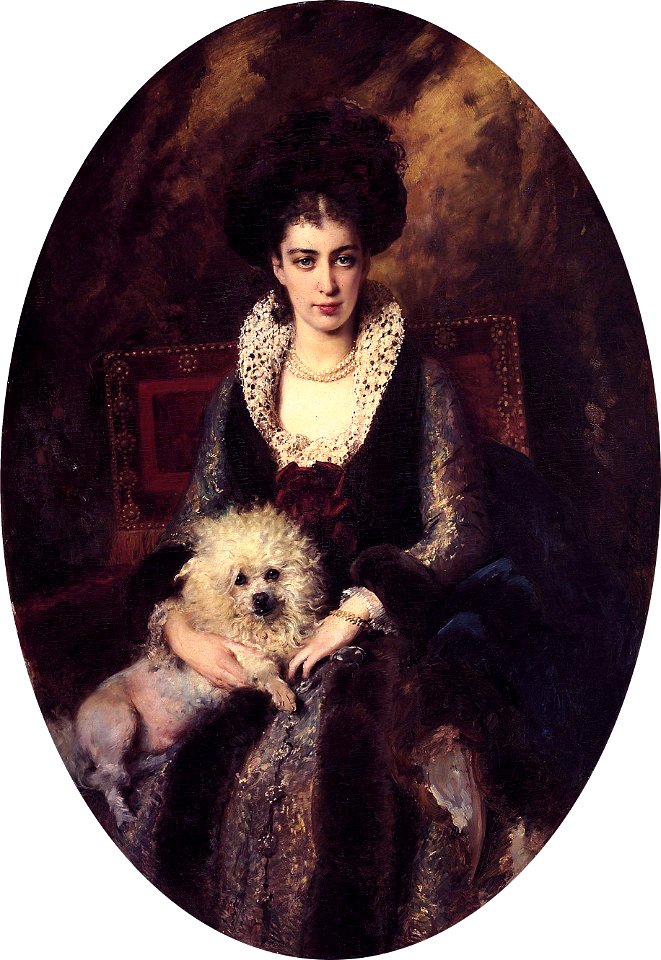 Maria Alekseevna Makovskaya by Konstantin Makovsky (1839-1915)