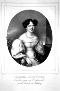 Maria Dorothea von Württemberg Clarot Litho