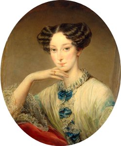 Maria Alexandrovna of Russia by C.Robertson (c.1850, Hermitage). Free illustration for personal and commercial use.