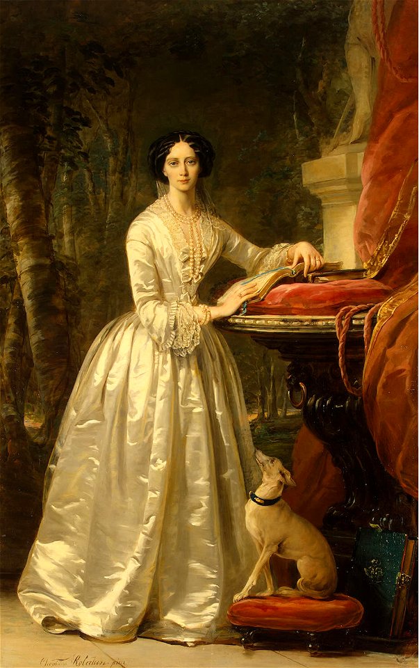 Maria Alexandrovna of Russia by C.Robertson (1849, Hermitage)