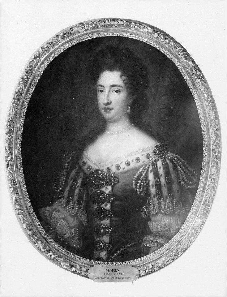 Maria II drottning av England (David von Cöln) - Nationalmuseum - 15865