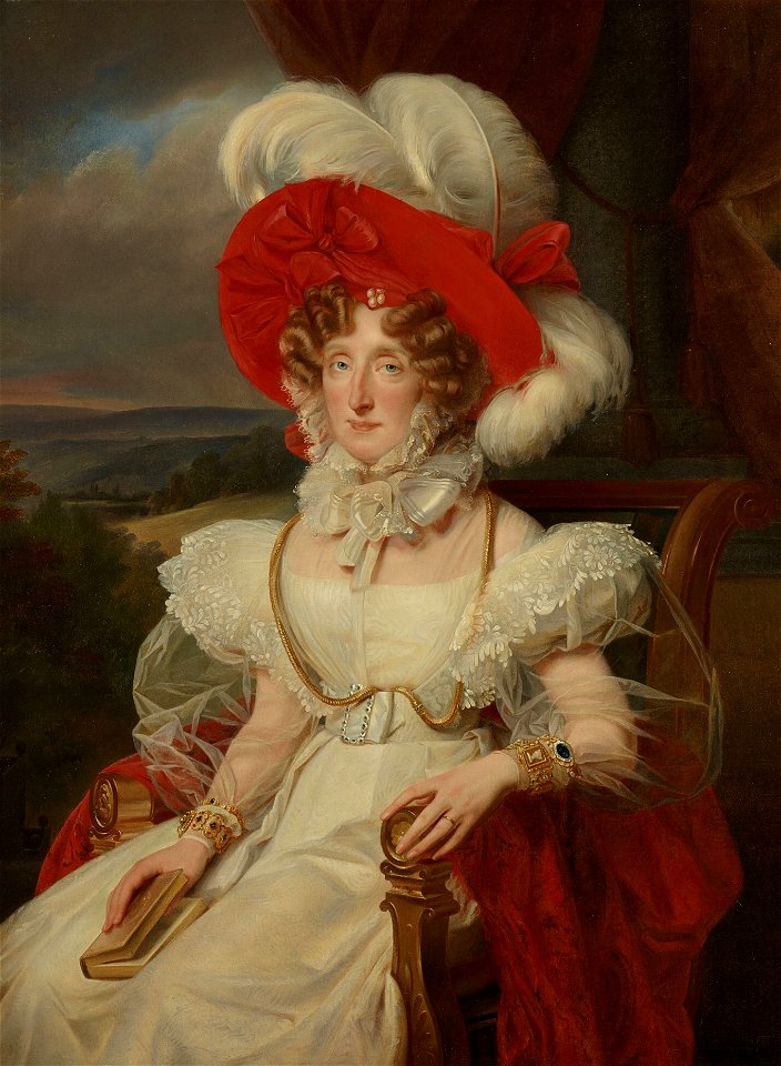 Maria Amalia of Naples and Sicily by Louis-Édouard Rioult