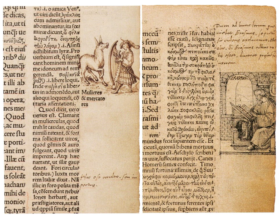 Marginal Drawings for The Praise of Folly (4), Hans and Ambrosius Holbein