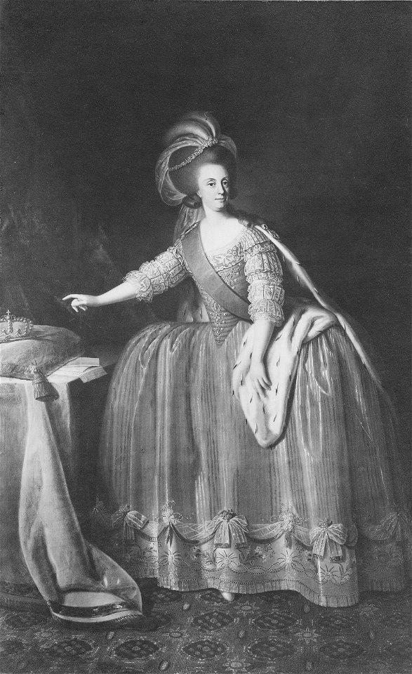 Maria I, Fransiska Isabella (1734-1816), drottning av Portugal, g.m. Peter III av Portugal - Nationalmuseum - 15336