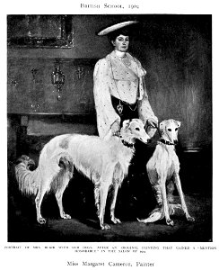 Margaret Cameron - Mrs. Blair with her Dogs