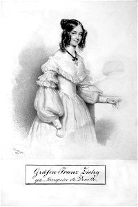 Maria Clara Zichy Litho