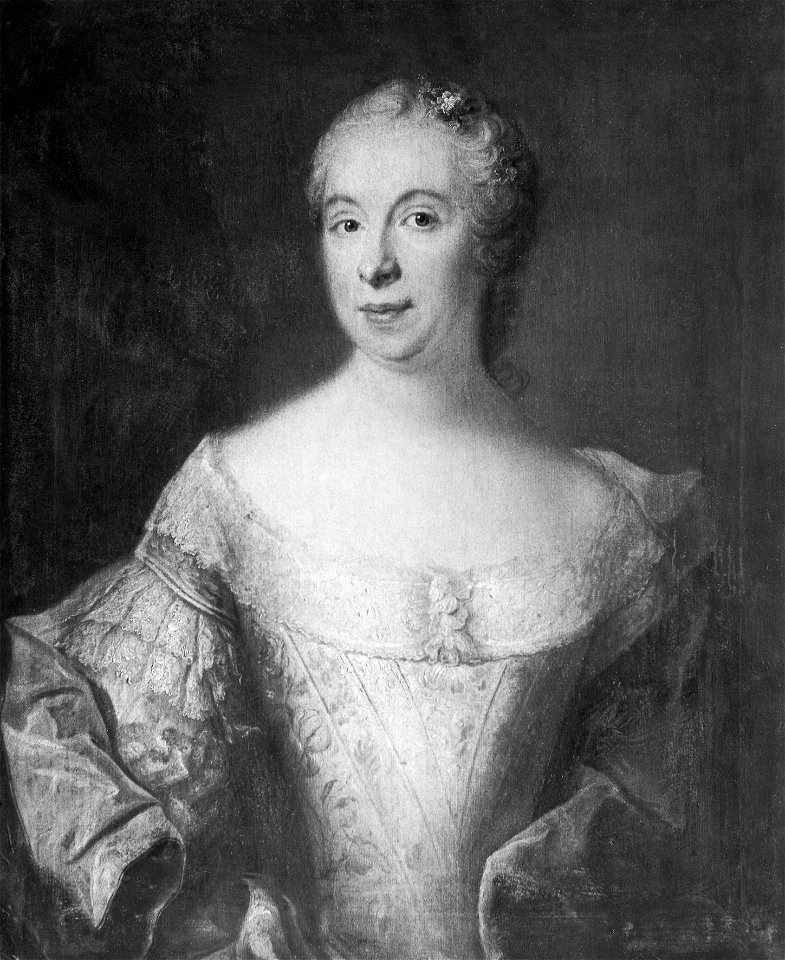 Maria Kristina Gyllenram, 1716-1776 (Johan Henrik Scheffel) - Nationalmuseum - 39686