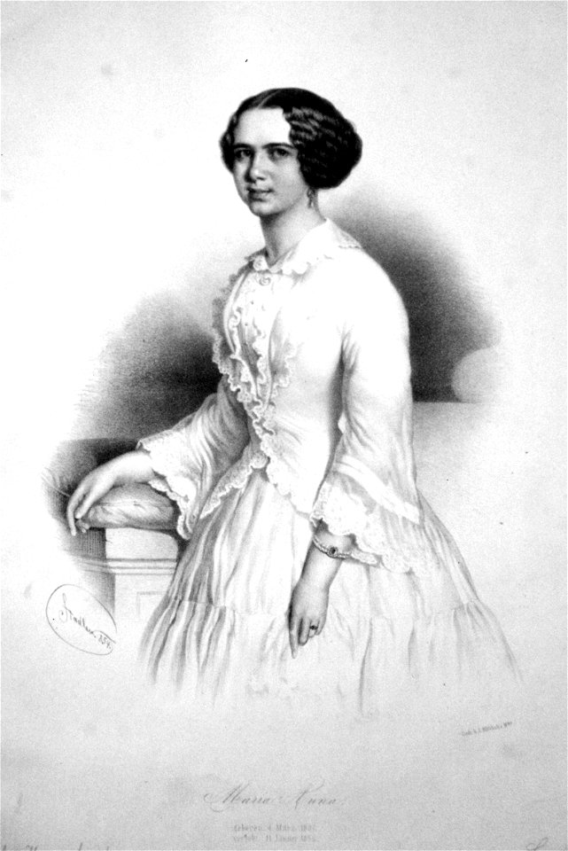 Maria Anna Bauerl Litho