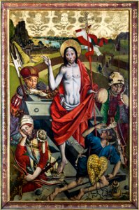Maria Laach Kirche Flügelaltar Auferstehung 02