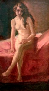 Maria Pardos - Estudo para nu feminino