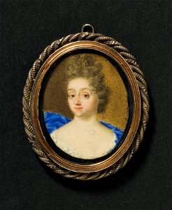 Maria Aurora von Königsmarck (1662-1728), grevinna, tecknare (Elias Brenner) - Nationalmuseum - 24695