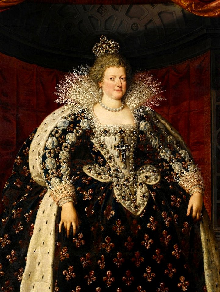 Maria de' Medici Frans Pourbus the Younger (detail)