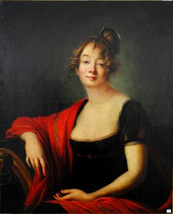 Maria Bilibina by Vigée Le Brun. Free illustration for personal and commercial use.