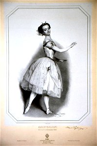 Maria Taglioni die Jüngere Litho